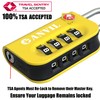 ANVIL TSA Approved Luggage Lock - 4 Digit Combination, 10,000