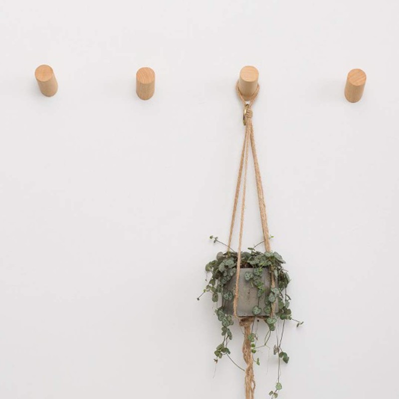 HomeDo Wood Wall Hooks, Hat Hook, Wooden Coat Hooks Wall