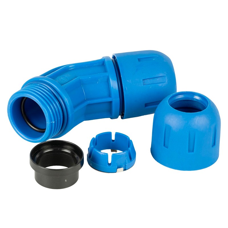 RAPID AIR FASTPIPE 45 DEGREE ELBOW ADAPTER FOR 1" FAST