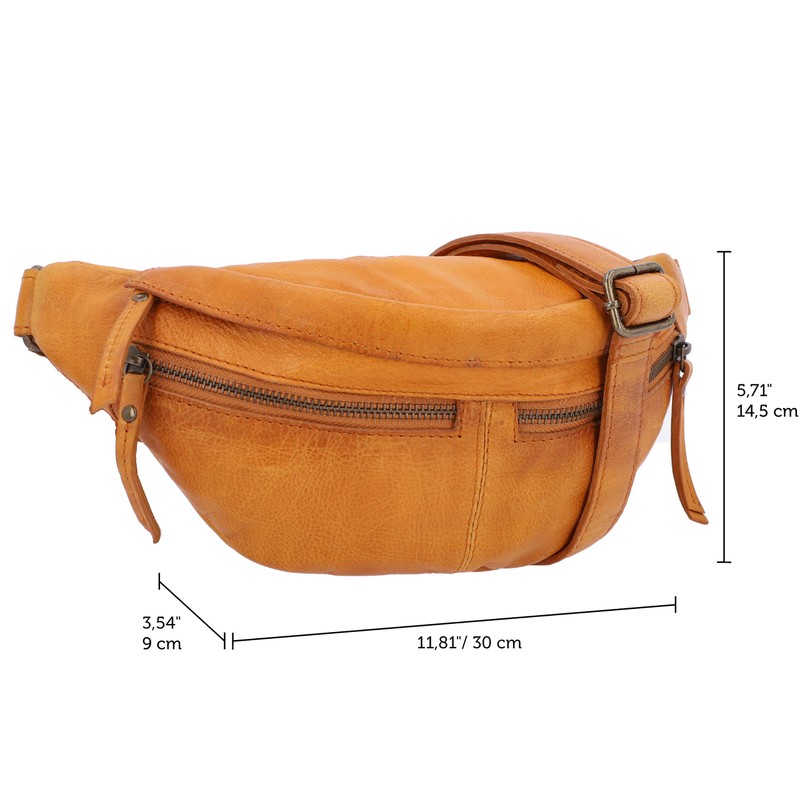 Gusti Acton Leather Belt Bag Festival Bag Waist Bag Vintage