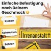 DankeDir! Irrenanstalt - Plastic Sign 30 x 20 cm -