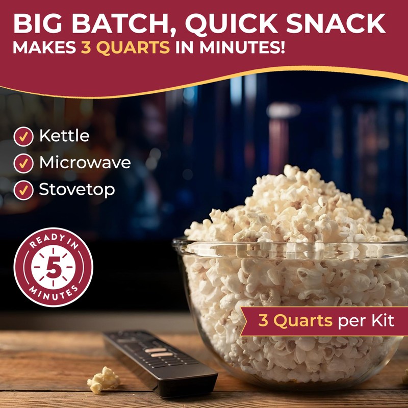 Speckled Snack All In One Gourmet Seasoned Popcorn Kernels and