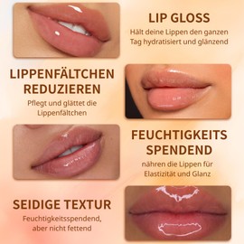 8 Stück Bee Balm Lip Balm - Lippenbalsam Honey Balm - Lipgloss Set - Feuchtigkeitsspendend Lippenmaske Overnight - Lippenpflege Mit Farbe - Teenager Mädchen Geschenke - Niedliches Honigtopf-Design