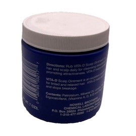 Vita-D Concentrated Scalp Ointment Hair Dress Howell Brothers Vintage / 7oz