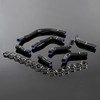 G-PLUS Silicone Radiator Coolant Tube Clamps Kit Compatible with 1990-1995