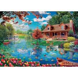 AveJoys Puzzle for Adults, 1000 Pieces, The Spring River 70 x 50 cm Puzzles for Adults, Educational Game, Challenge Toy, 1000 Pieces Puzzles for Adults, Children