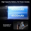 Portable Handheld Turbo Fan with Ice Cooling, 9000mAh Rechargeable 100Speed