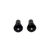 Acoustic Guitar Black ABS End Pin with White Dot for