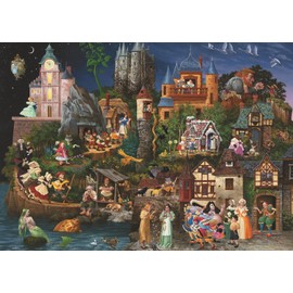 02209 Jumbo Games Jigsaw Puzzle 1000 Pieces James Christensen Fairy Tale 1000 Pieces