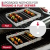 Unicook Upgraded Stainless Steel BBQ Shish Kabob Set, Large Foldable