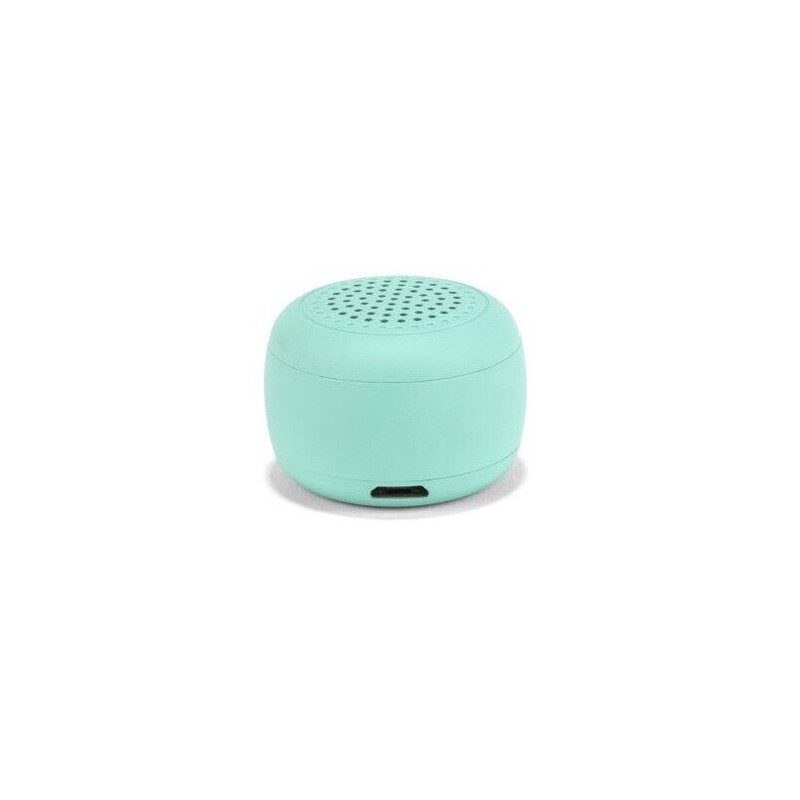 Kikkerland Bluetooth Wireless Micro Mini Speaker Keychain Color Aqua BRAND