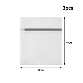 3pcs Mesh Laundry Bags, Meshs Laundry Bag for Washing Machine, Laundry Bags with Zips, Reusable and Durable Mesh Wash Bag Delicates Wash Bag for Laundry, Socks, Blouse