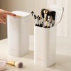Esdallina Automatic Lifting Makeup Brush Holder with Lid Dustproof Cosmetic