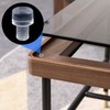 ANCIRS 56 Pcs Glass Top Table Bumpers with Stem, Anti