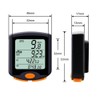 Bicycle Speedometer, MasoAuto Wireless LCD Digital Bike Odometer, Waterproof Cycling