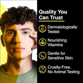 Lumin - Tratamiento Facial Anti-vejez para Hombres - Correction Trio | Incluye 3 productos: Crema para Contorno de Ojos, Exfoliante Facial y Bálsamo Hidratante que ayudan con ojos cansados, manchas oscuras, ojeras, hinchazón, piel desigual. Duración 2 meses de uso