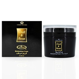 Al-Rehab Oud & Rose Moisturizing Cream 70g – Deeply Hydrating Body Lotion For Women - Soothing, Revitalizing Moisturizing Lotion For Dry Skin - Luxurious Floral Fragrance Body Lotion For Radiant Skin