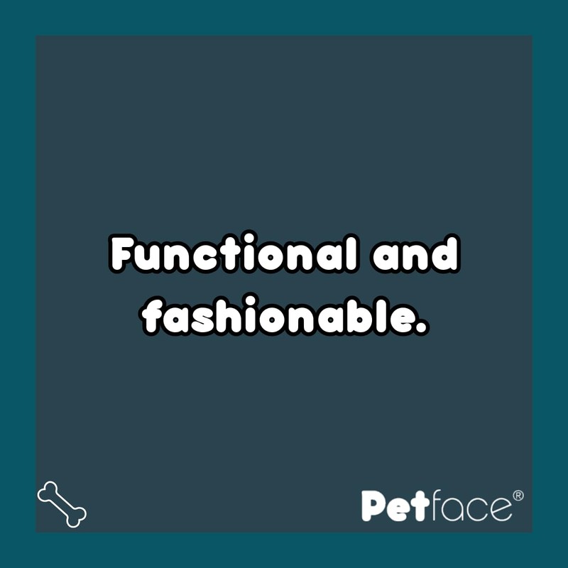 Petface Stripe Dog Harness, Ox Blood, Medium, M