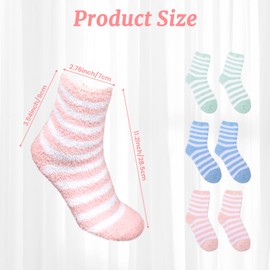 3Pairs Aloe Socks Women Moisturizing Socks for Women Overnight,Moisturizing Spa Socks for Repairing Softening Dry Cracked Feet(Pink, Blue, Green)