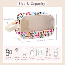 BDPWSS Musical Fans Makeup Bag In Every Job That Must Be Done There Is An Element Of Fun Travel Pouch Musical TV Show Gift (In Every Job MB)