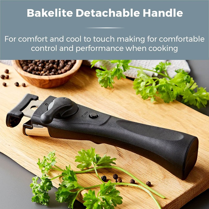 Tower Freedom T800207 Detachable Bakelite Handle with Clip and Grip