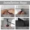 HIAHXC 3 Pcs Car Window Shades for Baby Removable Universal