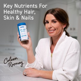 Applied Nutrition Applied Nutrition Hair, Skin & Nails Supplement - 10,000 mcg Biotin & Marine Collagen - Supports Healthy Hair Growth, Glowing Skin & Strong Nails - 60 Capsules (30 Servings)