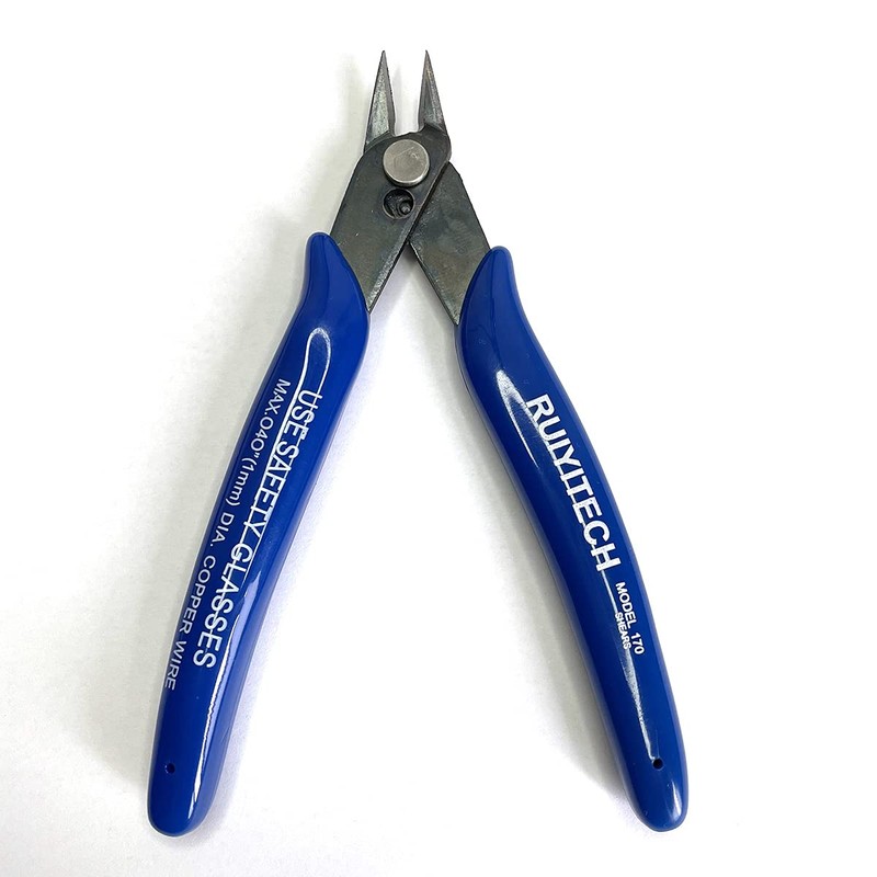 RUIYITECH Electrical Cutting Plier Wire Cable Cutter Side Snips Flush