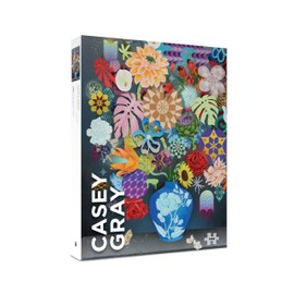 Pomegranate 1000-Piece Jigsaw Puzzle for Adults, Casey Gray's Still Life with Flowers, Matte Finish, Snug Fit