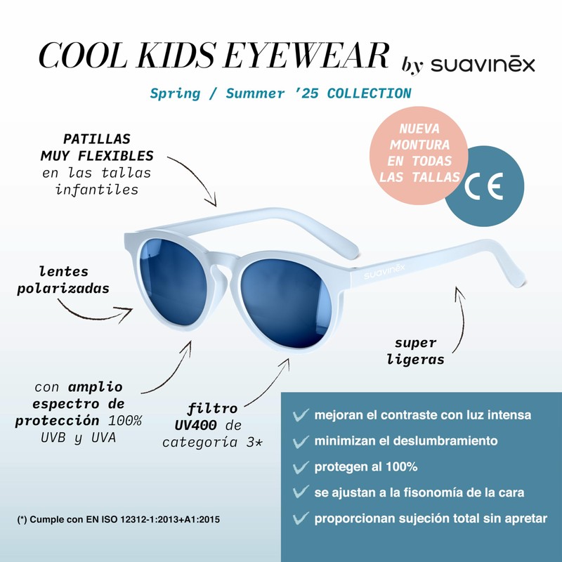 SUAVINEX Unisex Baby Sunglasses, beige