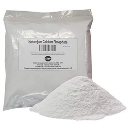 Naturejam Calcium Phosphate 1 Pound-Food Grade-Mixture of monocalcium Phosphate and Calcium Acid Pyrophosphate
