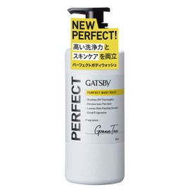 GATSBY Perfect Body Wash, Moisturizing, Botanical (Men's Body Soap, Body Shampoo)