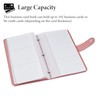 lizimandu Business Card Holder Book, Business Card Book Case PU