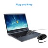 JETech 3-Button Wired USB Optical Mouse Mice (Black) - 0776