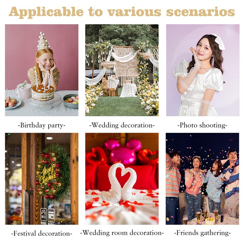 JOZMMZEOOA Tinsel Curtain, 2 Pieces Party Glitter Curtain, 1 m