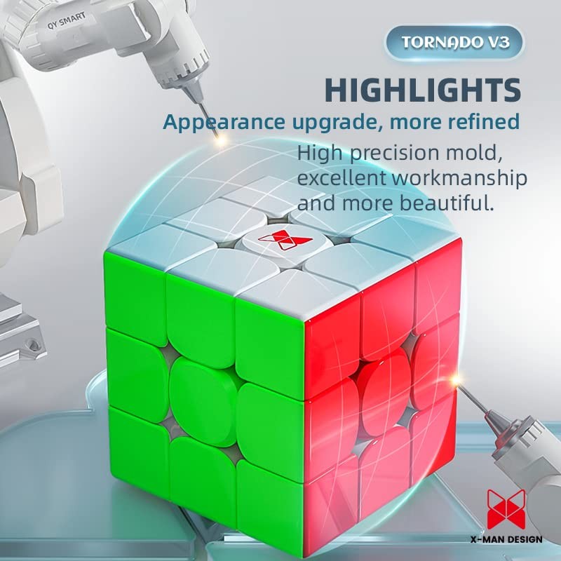 Taolele QY X-Man Tornado Speed Cube V3M Magnetic 3x3 Standard