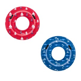 Bestway Nautical Swim Ring Diameter 119 cm Assorted Colours