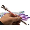 Maydahui Cute Rabbit Crystal Ballpoint Pen, Set of 12, Oil-based,