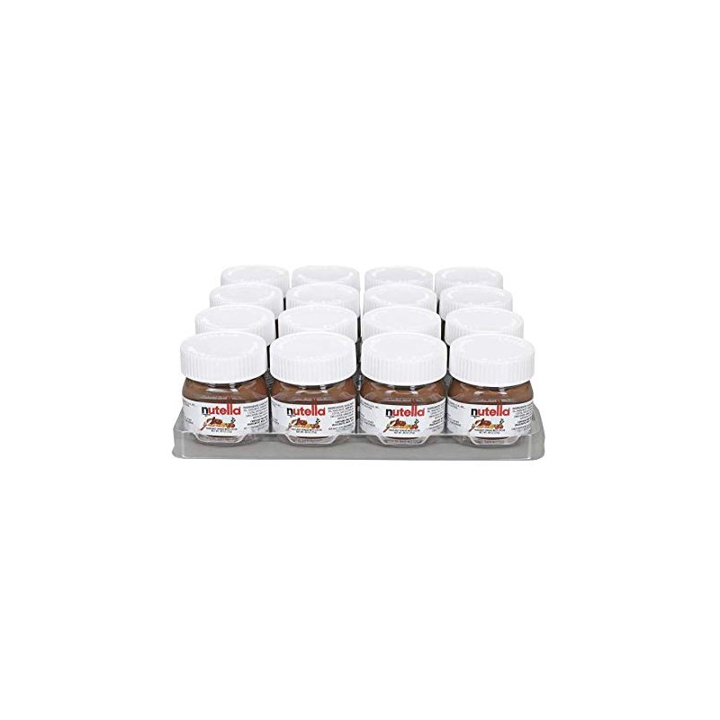 Nutella Hazelnut Spread with Cocoa Glass Jar, .88 Ounce --