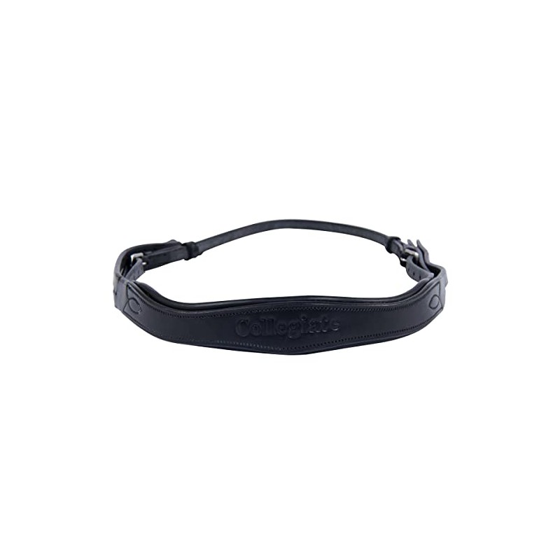 Collegiate Mono Crown Headpiece, Black, Cob