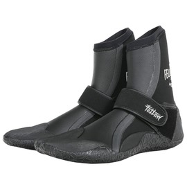 FELLOW Surf Boots, 0.14 inches (3.5 mm), Thermal, Brushed Lining, Men's, Women's, Juniors, Japanese Standards, Winter, Surfing Wet Boots, Black, 9.8 inches (25 cm)