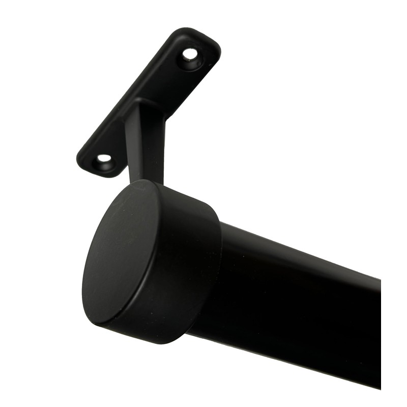 percha de ropa de extremo de montaje superior de barra