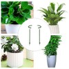16 Pcs Plant Support Stake Peony Support Ring Cage Half
