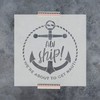 Aw Ship Anchor Stencil - Reusable Stencils for Painting -