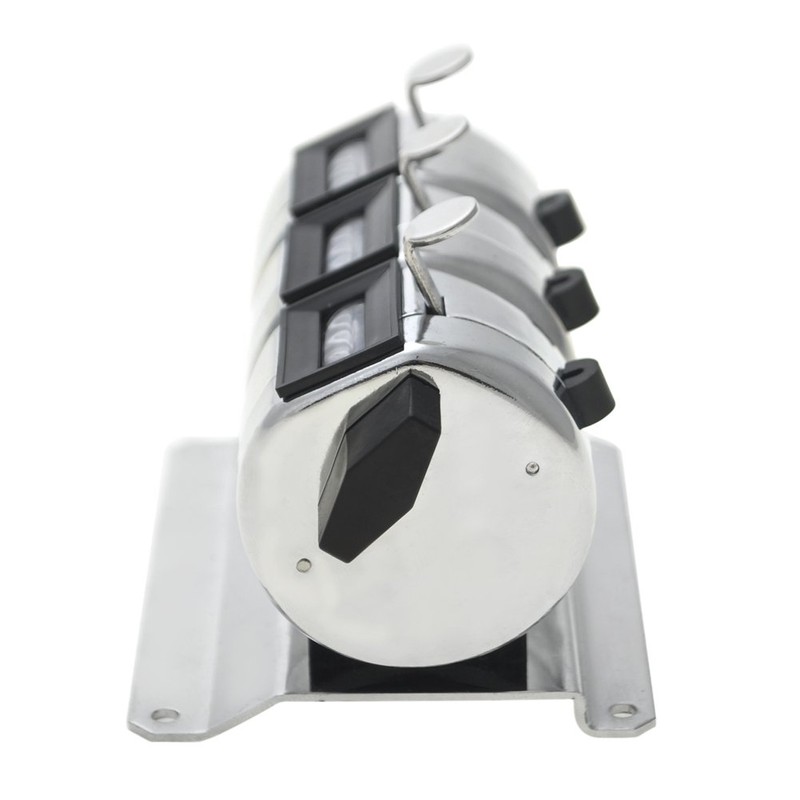 GOGO Bank Counter Desk Mechanical Metal Tabletop Formula, Manual Counter,