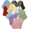 Syto Koton Japanese Cloth Napkins, Petite Panty Liners, 10 Count