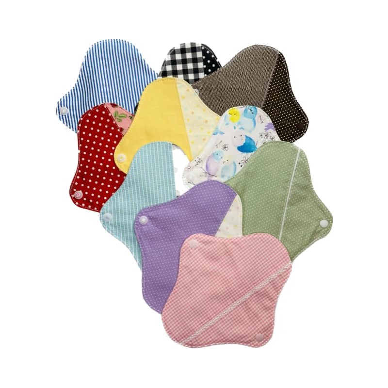 Syto Koton Japanese Cloth Napkins, Petite Panty Liners, 10 Count