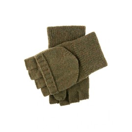 Dents Knitted Cap Mitt Shooting Gloves OLIVE L