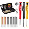 Hiboom Carpenter Pencils with Retractable Holder, Deep Hole Marker Construction