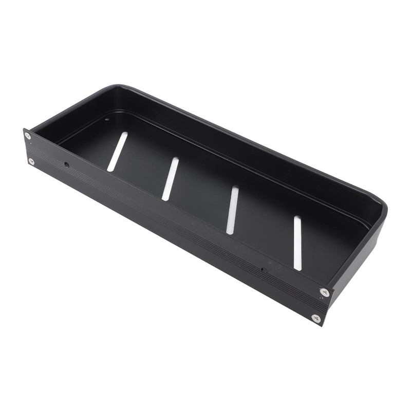 Shower Caddy Wall Mount Shelf with Hooks Space Aluminium Large